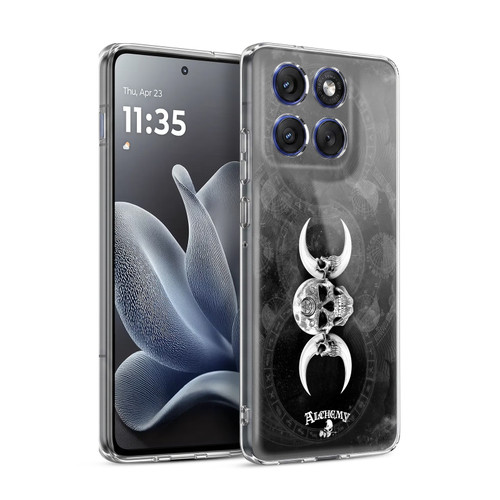Alchemy Gothic Skull Dark Goddess Moon Soft Gel Case for Motorola Edge 70