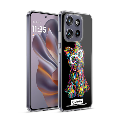 P.D. Moreno Dogs Yorkie Soft Gel Case for Motorola Edge 50 Neo