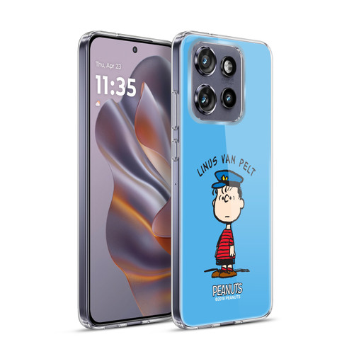 Peanuts Characters Linus van Pelt Soft Gel Case for Motorola Edge 50 Neo