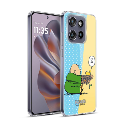 Peanuts Halfs And Laughs Charlie & Woodstock Nap Soft Gel Case for Motorola Edge 50 Neo