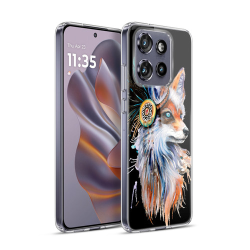 Pixie Cold Animals Fox Soft Gel Case for Motorola Edge 50 Neo