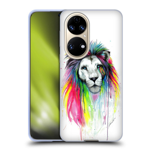 Pixie Cold Cats Rainbow Mane Soft Gel Case for Huawei P50