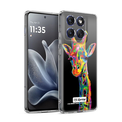 P.D. Moreno Animals Giraffe Soft Gel Case for Motorola Edge 70