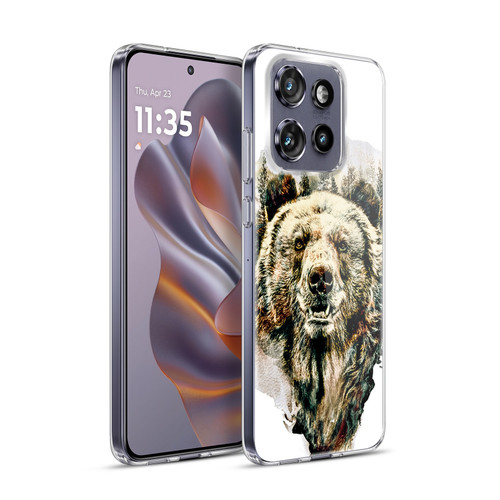 Riza Peker Animals Bear Soft Gel Case for Motorola Edge 50 Neo