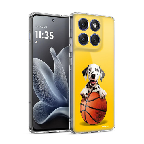 P.D. Moreno Sport Puppies Dalmatian Basket Soft Gel Case for Motorola Edge 70