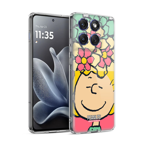 Peanuts Halfs And Laughs Sally Flowers Soft Gel Case for Motorola Edge 70