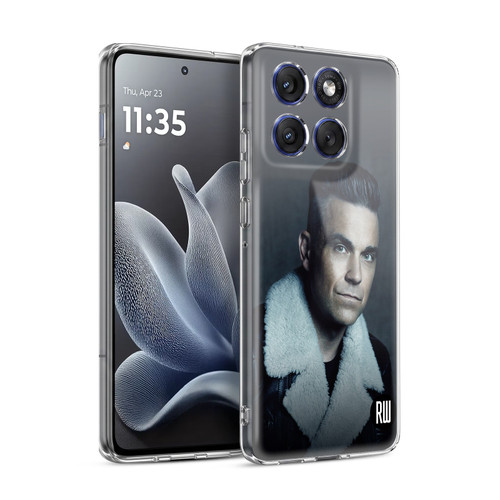Robbie Williams Calendar Leather Jacket Soft Gel Case for Motorola Edge 70