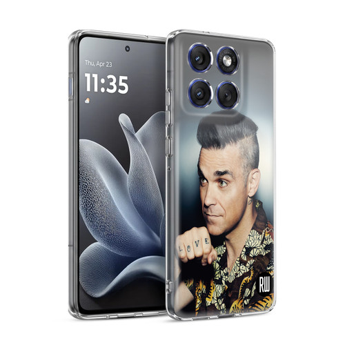 Robbie Williams Calendar Love Tattoo Soft Gel Case for Motorola Edge 70