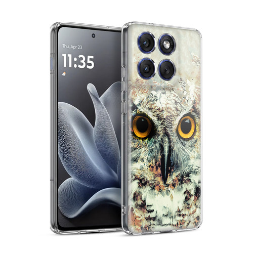 Riza Peker Animals Owl II Soft Gel Case for Motorola Edge 70