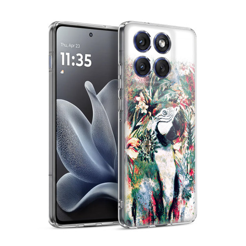 Riza Peker Animals Parrot Soft Gel Case for Motorola Edge 70
