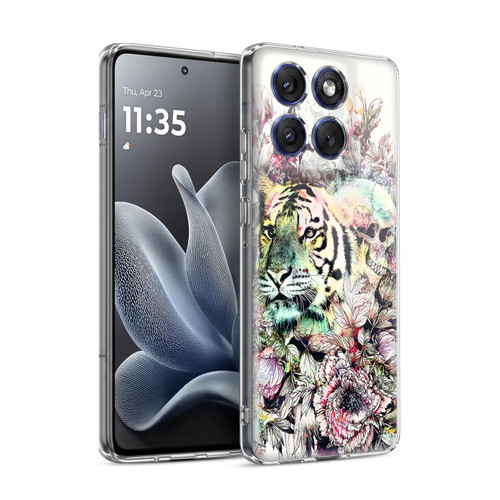Riza Peker Animals Tiger Soft Gel Case for Motorola Edge 70
