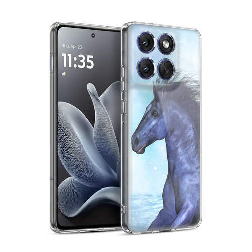 Simone Gatterwe Horses Wild Soft Gel Case for Motorola Edge 70