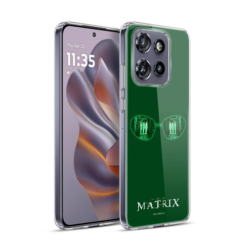 The Matrix Key Art Glass Soft Gel Case for Motorola Edge 50 Neo