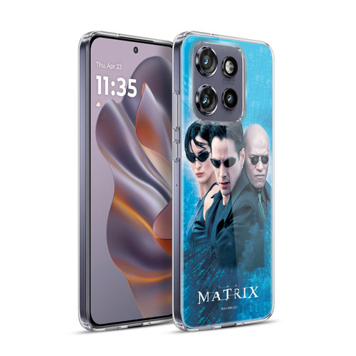 The Matrix Key Art Group 3 Soft Gel Case for Motorola Edge 50 Neo