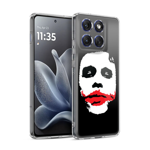 The Dark Knight Character Art Joker Face Soft Gel Case for Motorola Edge 70