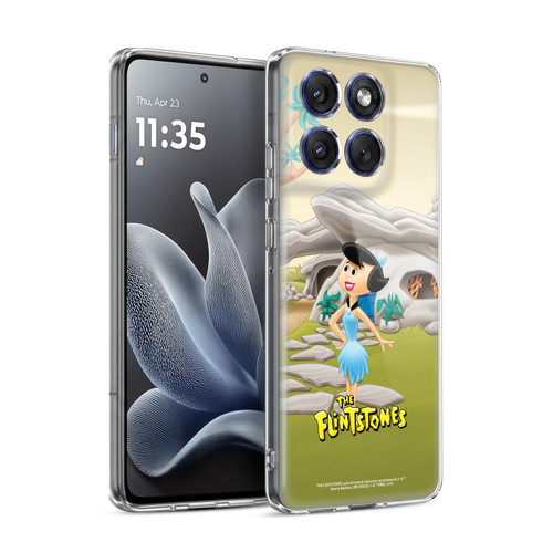 The Flintstones Characters Betty Rubble Soft Gel Case for Motorola Edge 70