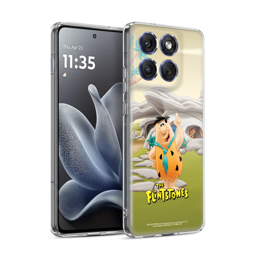 The Flintstones Characters Fred Flintstones Soft Gel Case for Motorola Edge 70