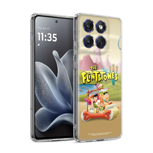 The Flintstones Characters Stone Car Soft Gel Case for Motorola Edge 70