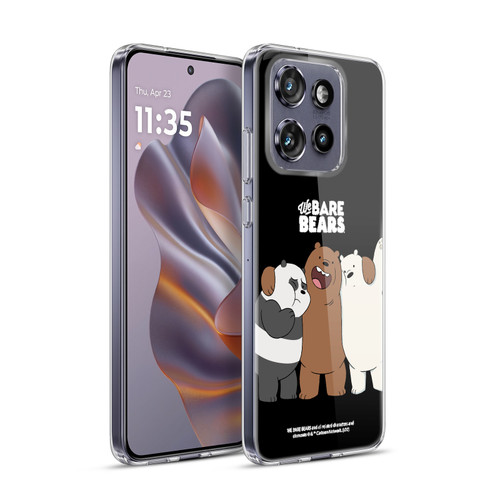 We Bare Bears Character Art Group 1 Soft Gel Case for Motorola Edge 50 Neo