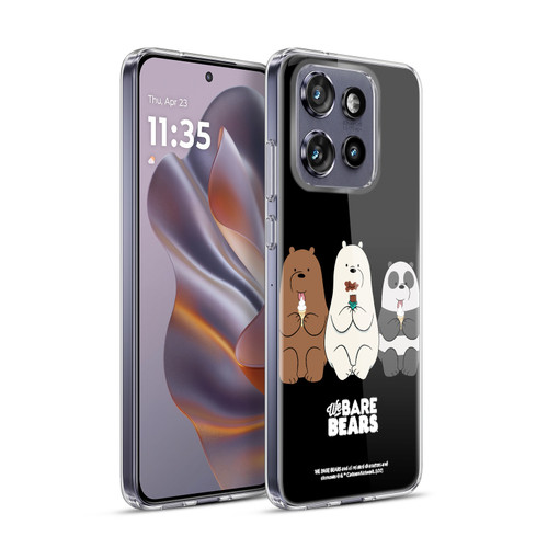 We Bare Bears Character Art Group 2 Soft Gel Case for Motorola Edge 50 Neo