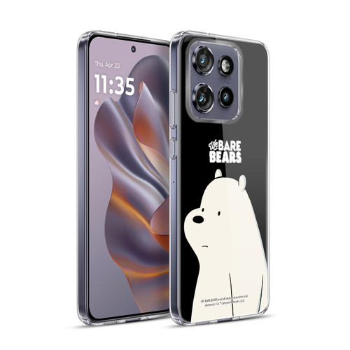 We Bare Bears Character Art Ice Bear Soft Gel Case for Motorola Edge 50 Neo