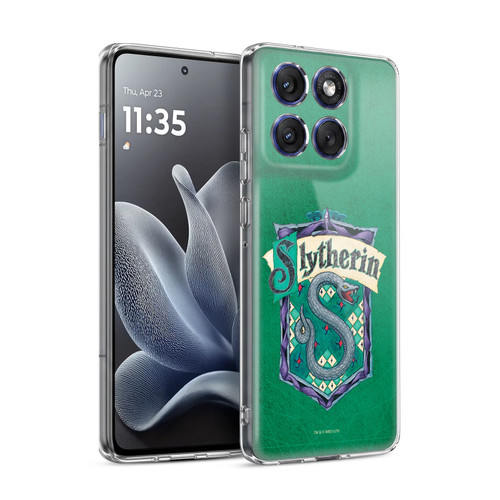Harry Potter Sorcerer's Stone I Slytherin Crest Soft Gel Case for Motorola Edge 70