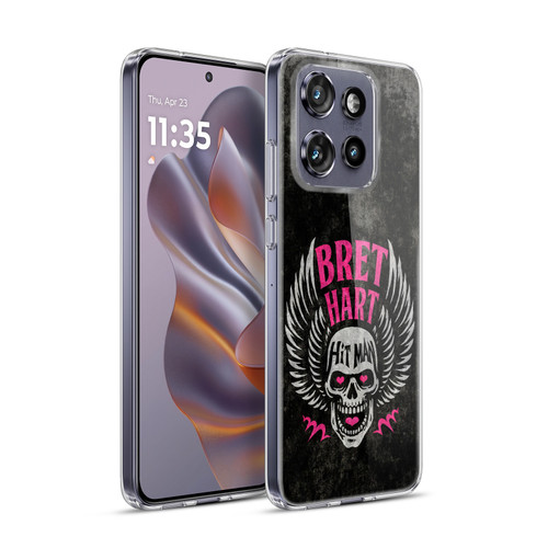 WWE Bret Hart Hitman Skull Soft Gel Case for Motorola Edge 50 Neo