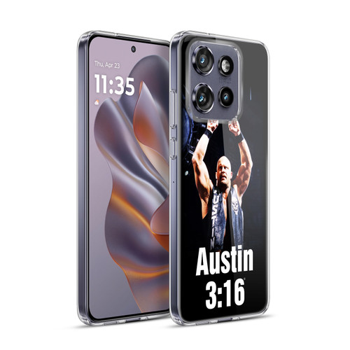 WWE Stone Cold Steve Austin Photo Soft Gel Case for Motorola Edge 50 Neo