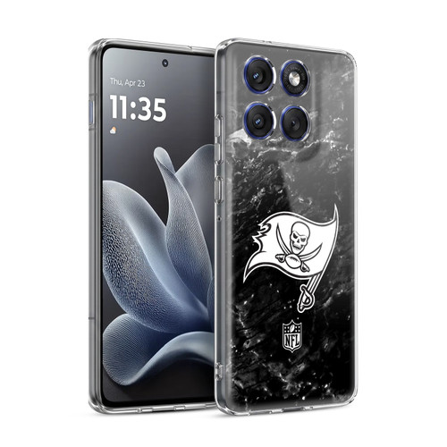 NFL Tampa Bay Buccaneers Artwork Marble Soft Gel Case for Motorola Edge 70
