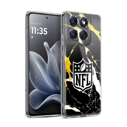 NFL Shield Marble Soft Gel Case for Motorola Edge 70