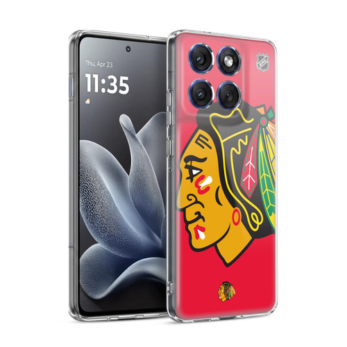 NHL Chicago Blackhawks Oversized Soft Gel Case for Motorola Edge 70