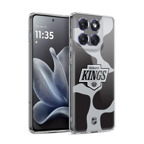 NHL Los Angeles Kings Cow Pattern Soft Gel Case for Motorola Edge 70