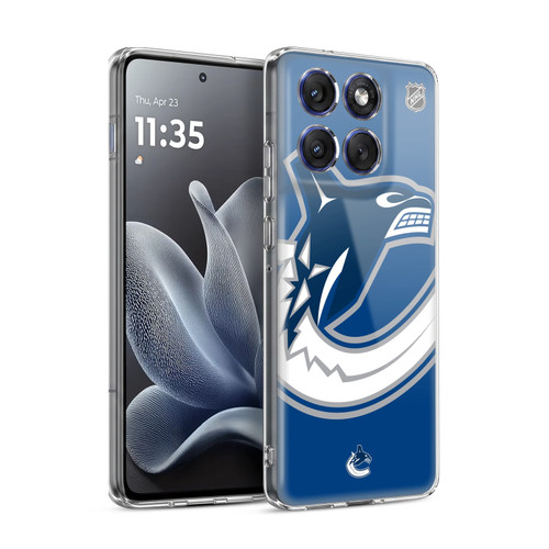 NHL Vancouver Canucks Oversized Soft Gel Case for Motorola Edge 70