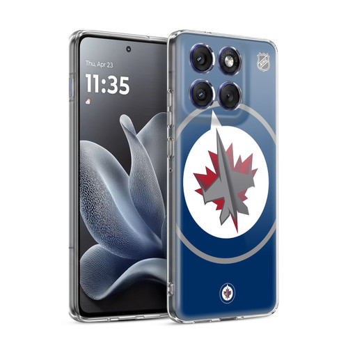 NHL Winnipeg Jets Oversized Soft Gel Case for Motorola Edge 70