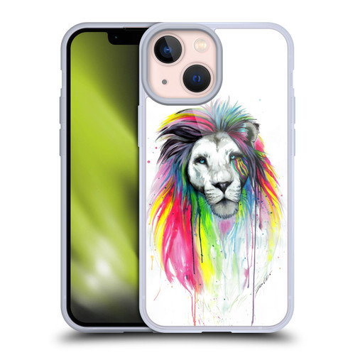 Pixie Cold Cats Rainbow Mane Soft Gel Case for Apple iPhone 13 Mini