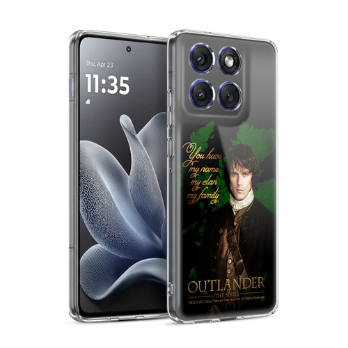 Outlander Portraits Jamie Soft Gel Case for Motorola Edge 70
