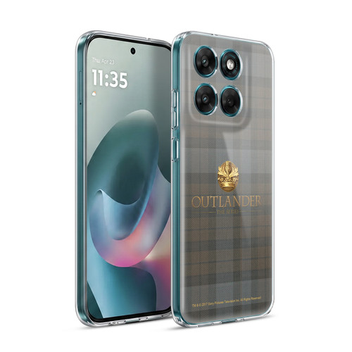 Outlander Tartans Plaid Soft Gel Case for Motorola Moto G77