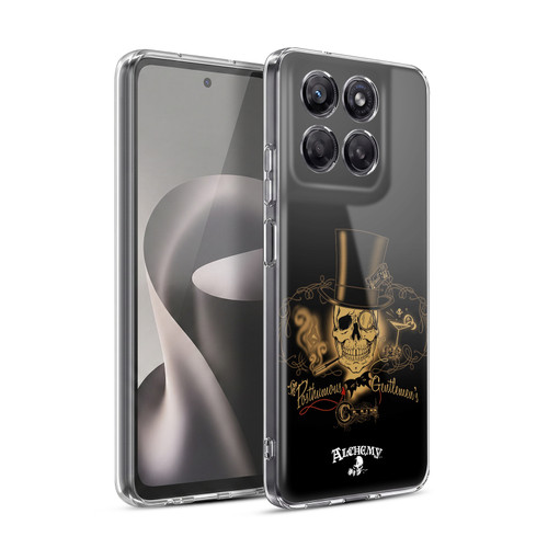 Alchemy Gothic Skull Gentlemens Club Soft Gel Case for Motorola Moto G37 Power