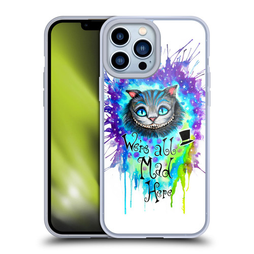 Pixie Cold Cats We Are All Mad Here Soft Gel Case for Apple iPhone 13 Pro Max