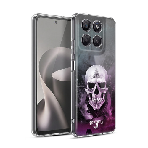 Alchemy Gothic Skull The Void Geometric Soft Gel Case for Motorola Moto G37 Power