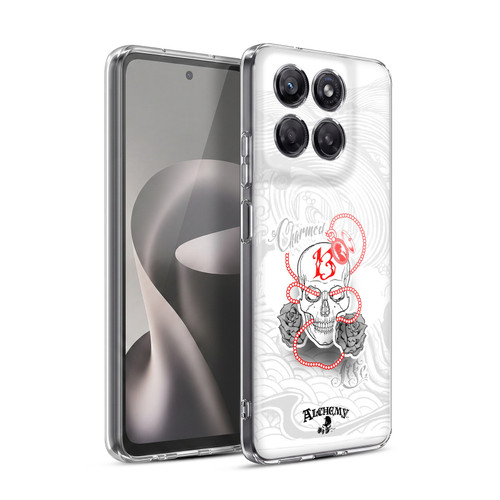 Alchemy Gothic Skull Charmed Life Locket Soft Gel Case for Motorola Moto G37 Power