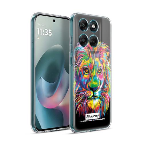P.D. Moreno Animals Lion Soft Gel Case for Motorola Moto G77
