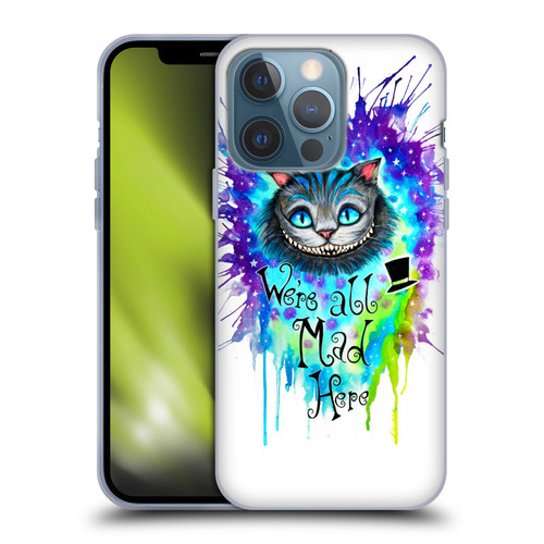 Pixie Cold Cats We Are All Mad Here Soft Gel Case for Apple iPhone 13 Pro
