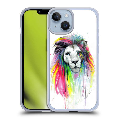 Pixie Cold Cats Rainbow Mane Soft Gel Case for Apple iPhone 14