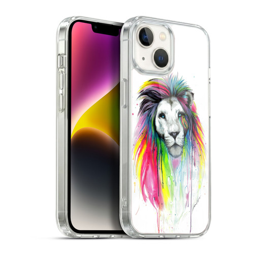 Pixie Cold Cats Rainbow Mane Soft Gel Case for Apple iPhone 14