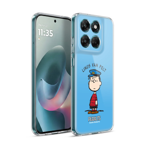 Peanuts Characters Linus van Pelt Soft Gel Case for Motorola Moto G77