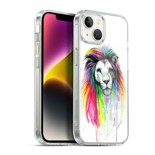 Pixie Cold Cats Rainbow Mane Soft Gel Case for Apple iPhone 14 Plus & MagSafe