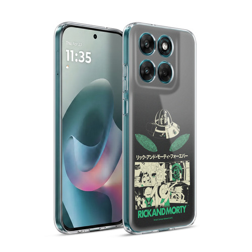 Rick And Morty Duo Graphics Portals Soft Gel Case for Motorola Moto G77