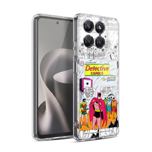 Batman DC Comics Iconic Comic Book Costumes Rainbow Soft Gel Case for Motorola Moto G37 Power