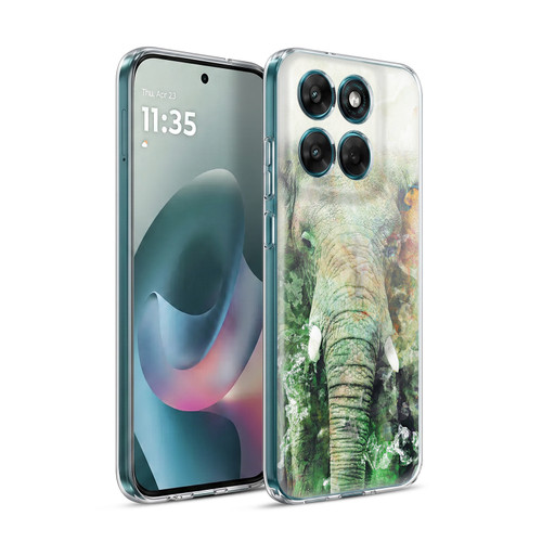 Riza Peker Animals Elephant Soft Gel Case for Motorola Moto G77